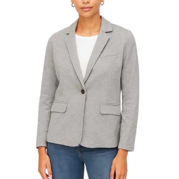 Banana Republic Jackets & Blazers - Banana Republic Light Grey Cotton Knit Blazer – EUC Size XL